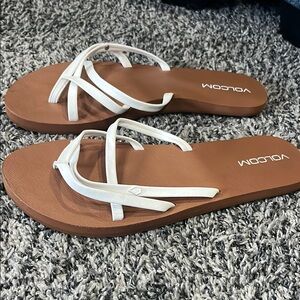 Volcom Women's White Sandals
